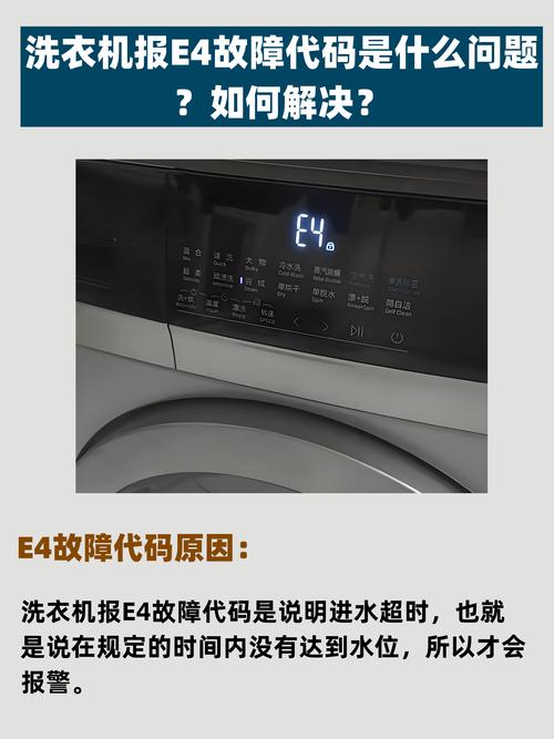 hyundai洗衣机出现E4代码什么故障